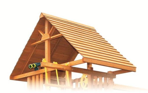 wooden clubhouse roof