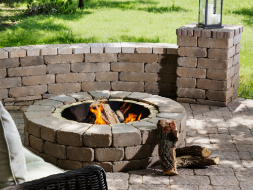 Alternative view of Weston Fire Pit with Ring